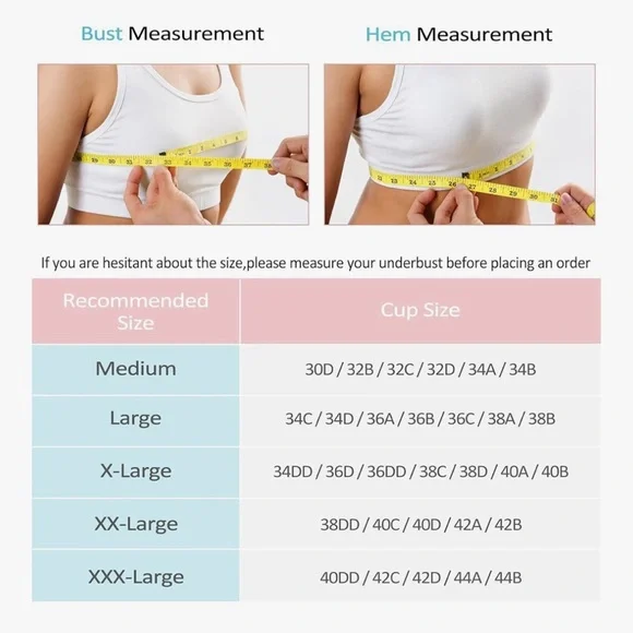 Set of 6 Amazon Women's Wireless Sports/Post-Surgery bras - Picture 7 of 8